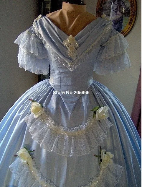 1800's wedding dress