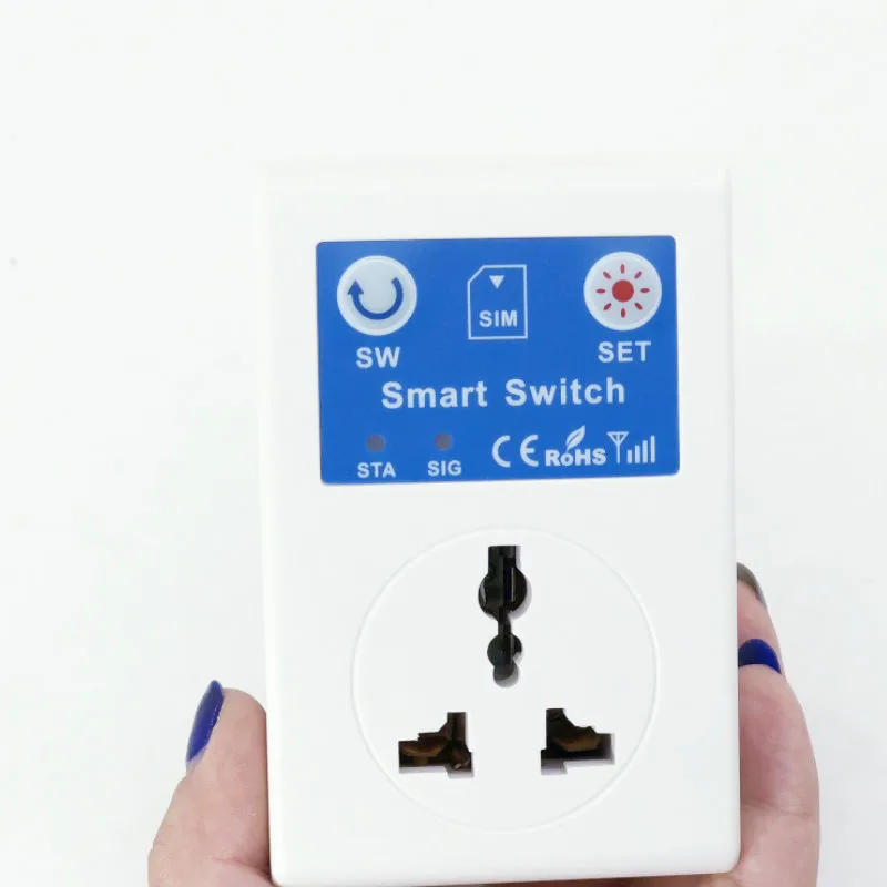 EU/UK/AU Plug GSM Power Socket SC1-GSMVC SC1-GSML upgraded version GSM SMS Mobile Phone Remote Control Smart Socket Plug Switch