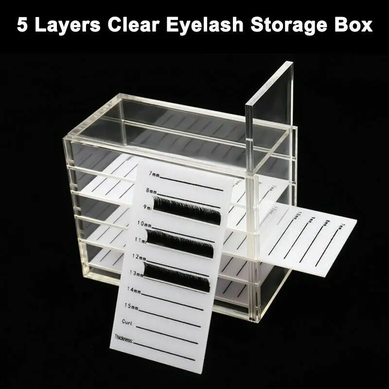 

New Empty False Eyelash Care Storage Case Container Holder Compartment Tool