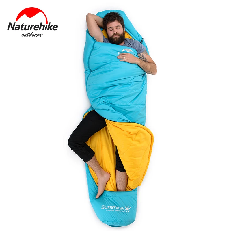 

Naturehike Camping Waterproof Loose Leaf Sleeping Bag Outdoor Portable Adult Sleeping Bag For Spring and Autumn NH17G350-E