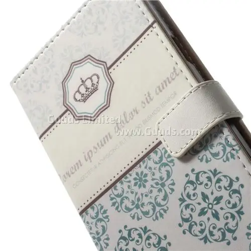 Crown Moroccan Leather Flip Cover for Samsung Galaxy Note 4 N910