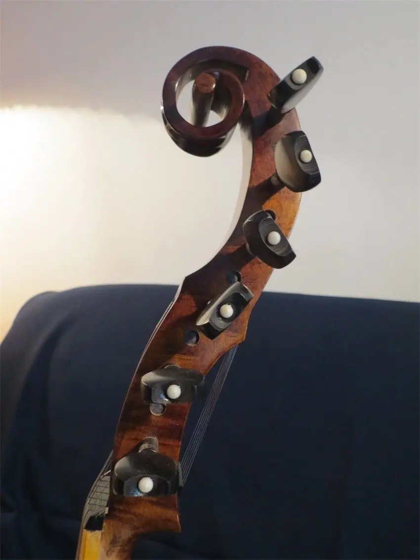Барокко Стиль SONG Brand master 6*6 strings 1" viola d'Amore, богатый цвет#12374