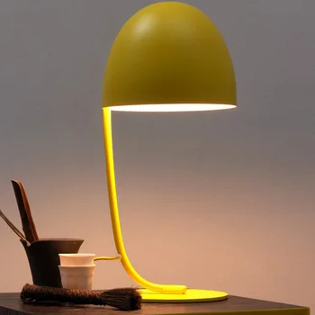 

yellow pink table lamp Nordic living room bedroom study desk lamp LED reading lamp children's eye care table lamps ZA914639