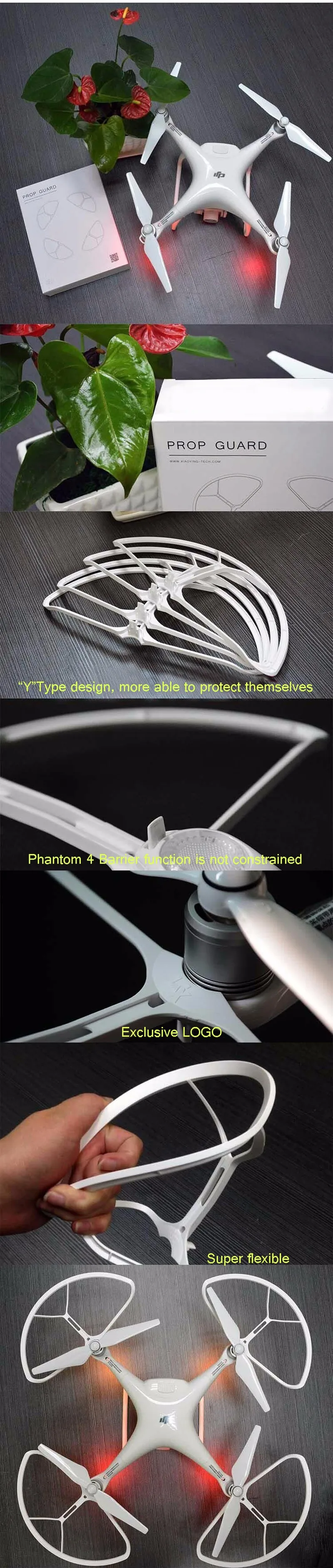 XYT Technology For Drone DJI Phantom 4 Propeller Guard Protector Wont Affect Obstacle Sensing System Drone Dji Accessories