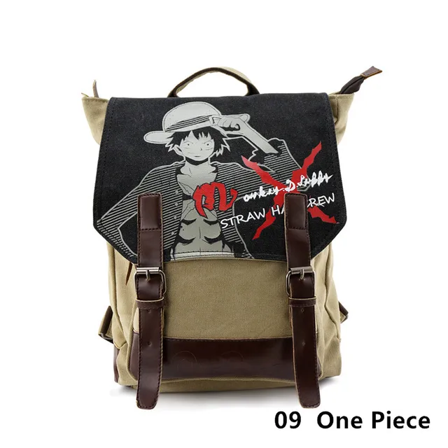 Anime Manga Detective Conan Backpack Canvas Shoulders Bag Children