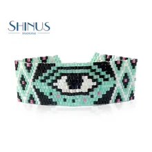 Bracelets Women Men Jewelry Bracelet Femme Bohemian Bijoux Handmade Tassel Friendship Boho Turkey Evil Eye Diy Seed Beaded Gifts