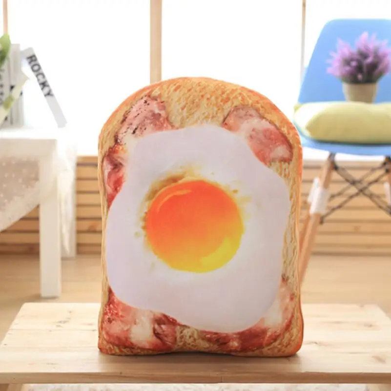 Прекрасная имитация хлеба подушка для хлеба плюшевая игрушка для офиса Подушка для сна креативный подарок на день рождения