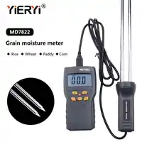 Yieryi 新デジタル穀物水分計 MD7822 Lcd ディスプレイ湿度テスター含まれ小麦トウモロコシ米水分テストメーター