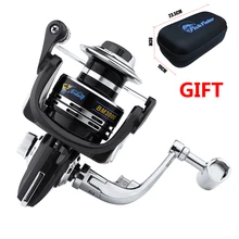 Erchang Рыбная катушка рыболовная Металл "песочные часы" спиннингом ручка 5.2: 1 12+ 1BB превосходное колесо для KastKing Рыбная ловля стержень море морской