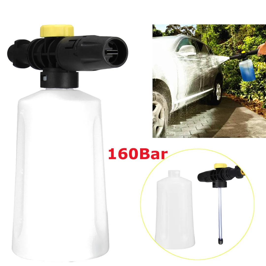 

700ml Adjustable Car Wash Spray Jet Snow Foam Lance Bottle Nozzle Sprayer Pressure Car Washer For Karcher K2-K7