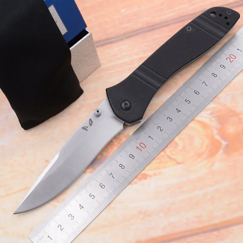 

JUFULE BM550 / 551 20CV steel Blade G10 handle folding Pocket Survival EDC Tool camping hunting Utility Tactical kitchen knife