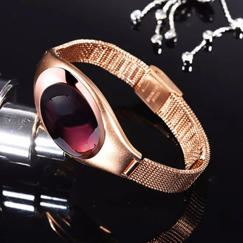 

Z18 Professional 0.49 Inch Display Bluetooth Waterproof Smart Bracelet Alloy Strap Sleep Monitoring Smart Wristband Bracelet