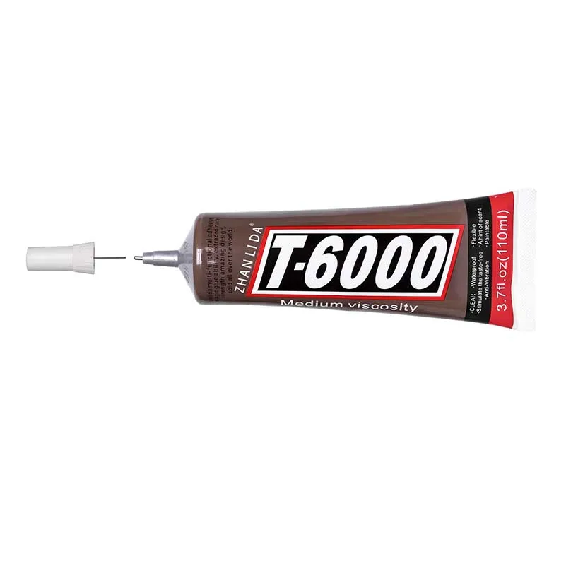 

5Pcs 110ML Super Epoxy Resin T6000 Glue Adhesive T-6000 Scrapbook Transparent Wood Fabric Lcd Touch Screen Electronic Component