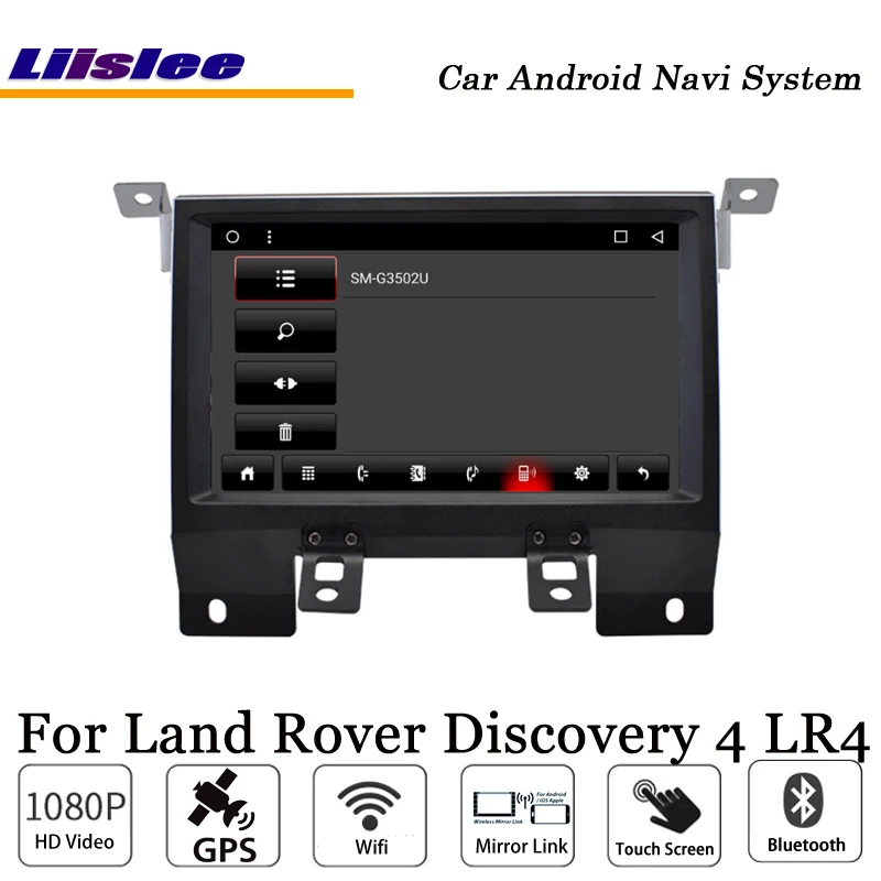 Top Liislee Car Android GPS Navigation System For Land Rover Freelander Discovery 4 LR4 Original System Radio Audio Video Multimedia 3