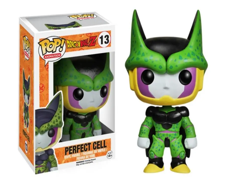 Funko Pop Amine Dragon Ball Super Son Goku Frieza Виниловая фигурка Супер Saiyan Коллекционная модель игрушки для детей Подарки - Цвет: Box