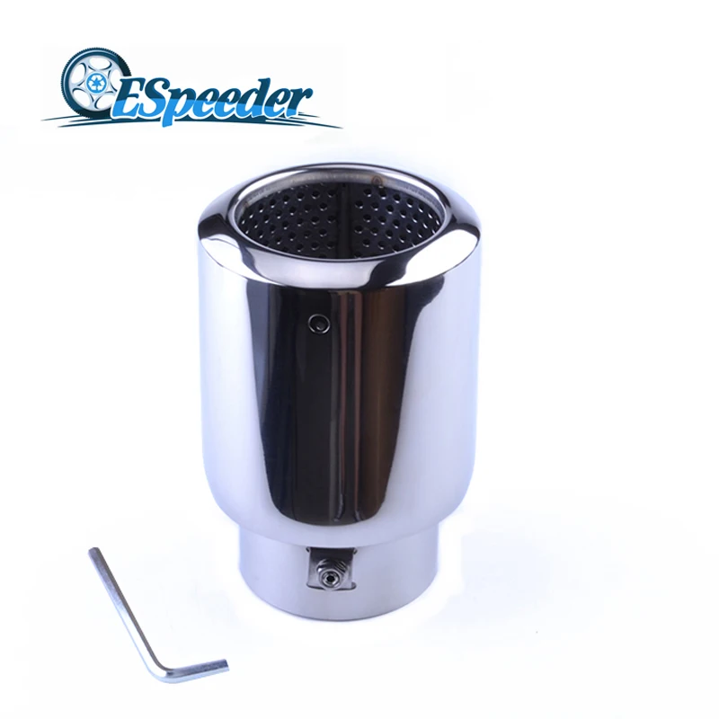 ESPEEDER Universal CX 258 font b Car b font Auto Stainless Steel font b Exhaust b