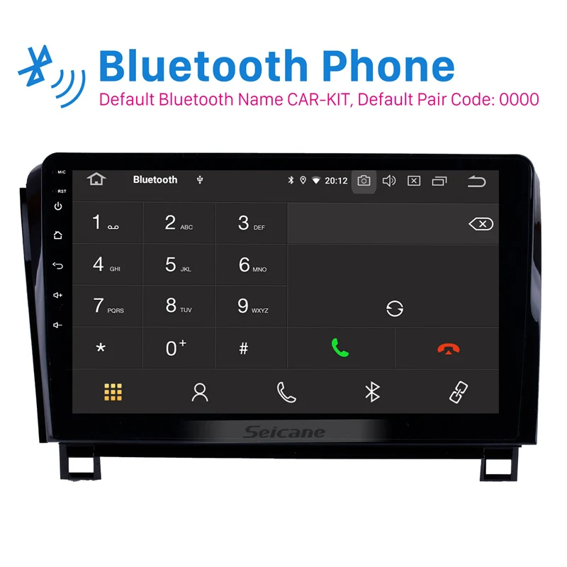 Sale Seicane 8-CORE RAM 4GB Android 9.0 IPS 10.1 inch For Toyota Sequoia 2006-2014 Car GPS Navigation Radio Stereo Head Unit Player 1