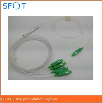 

Free shipping, 30pcs FTTH accessories In Line SC APC 1x4 Port Mini PLC Splitter with connectors, SM, 0.9mm tube