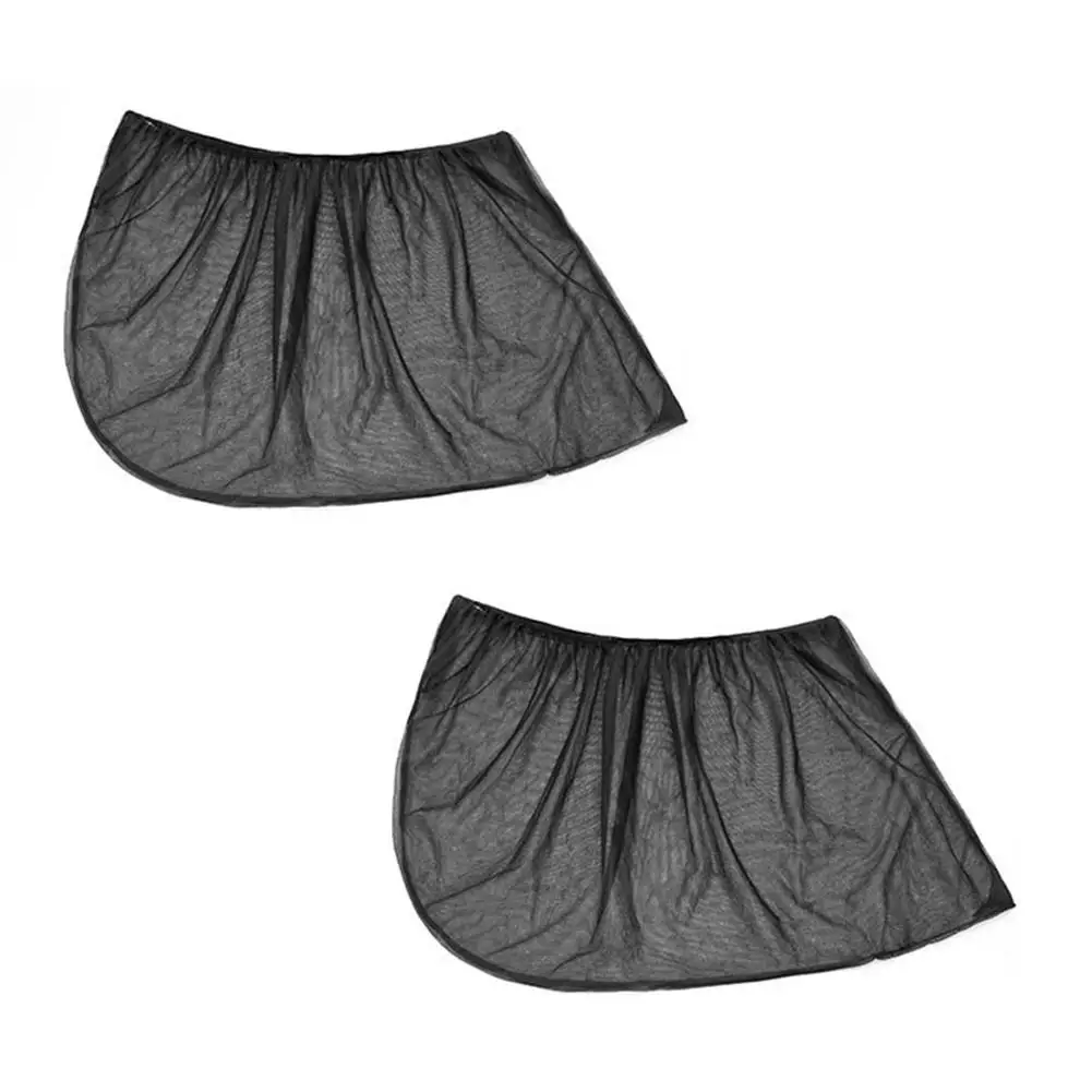 

2PCS Universal Fit Car Side Window Curtain Sun Shade Fits All 99% Cars Black Mesh Anti-UV Insulated Side Window Sunshade