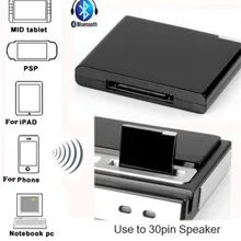 BT V2.1 A2DP музыкальный приемник адаптер для iPod для iPhone 30-контактный док-станция для Динамик N Bluetooth Беспроводной музыкальный приемник