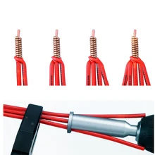 Универсальный быстрый 2~ 5 квадратных автоматический инструмент для зачистки проводов электрик витой проволоки двойная машина разъем вспомогательный