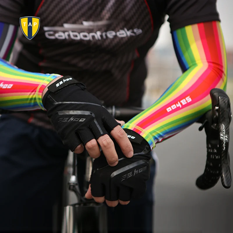 Sahoo Cycling Sleeves Multi Color Classic Bike Sunscreen UV Sun
