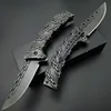 Складной нож Stonewash с цепочкой, тактические складные ножи с лезвием, уличные инструменты, ножи высшего качества для вырезания из нержавеющей ... ► Фото 2/6