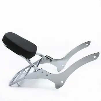 

Vstar XVS1100 Rear Luggage Rack Support Saddlebag Holder Cargo Shelf Bracket w/ Backrest Sissy Bar for Yamaha V-Star XVS 1100