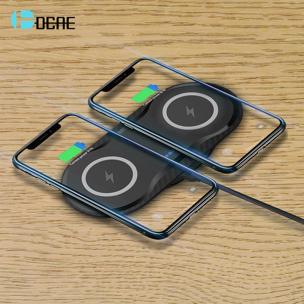 FDGAO 20 Вт Qi Быстрое беспроводное зарядное устройство для iPhone 11 Pro XS Max XR X 8 Airpods 10 Вт двойная зарядная подставка для samsung S8 S9 S10 Note 10 9