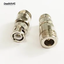 1 шт. адаптер антенны Wi-Fi разъем Jack N к штекер BNC RF коаксиальный преобразователь прямой, никелированный Новинка