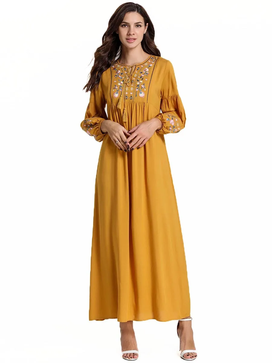 Abaya Qatar ОАЭ турецкий исламский Малайзия Плиссированное мусульманское платье