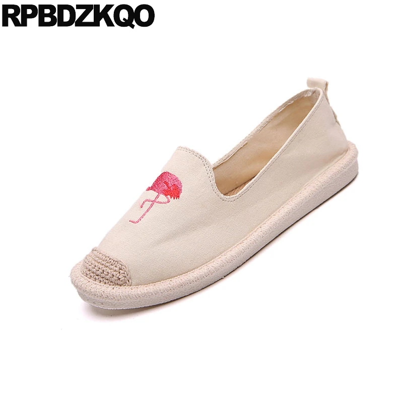 espadrilles flamant rose