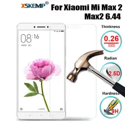 Закаленное стекло 9h Tablet Экран Protector Щит пленка для Xiaomi Mi Max 2 Max2 6,44 Ultra Clear царапинам фильм