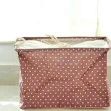 Корзины для хранения Хранение Корзина маленькие точки мусора организовать прием корзина для белья домашняя косметика, нижнее белье, бочки для хранения