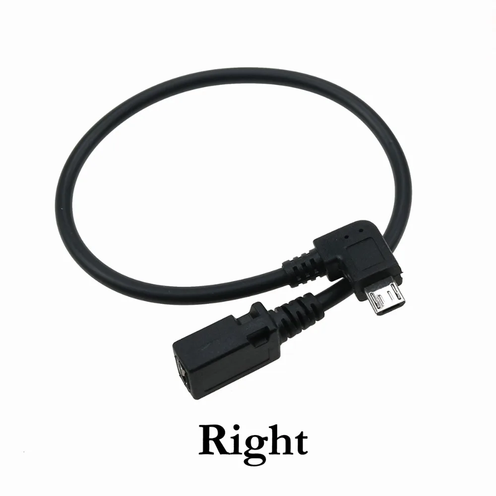 JCD 90 градусов Micro USB 5Pin штекер гнездо M к F удлинитель адаптер