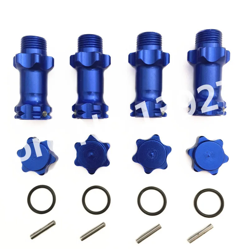 

1Set Aluminum Wheel Hex Hubs 17mm*23mm Inner Diameter 8mm Extension Adapter With Pin&O-Ring For 1/8 Scale Models Remote RC Car