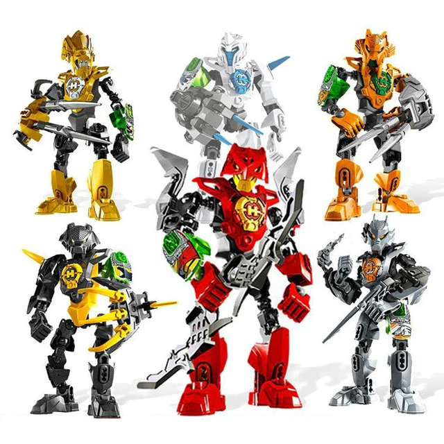 Antagelser, antagelser. Gætte eksplodere Skriv email Hero Factory Series Brinquedos Robot Toy Building Blocks Bionicle Bricks  Fit Robots Model Action Figures Toys