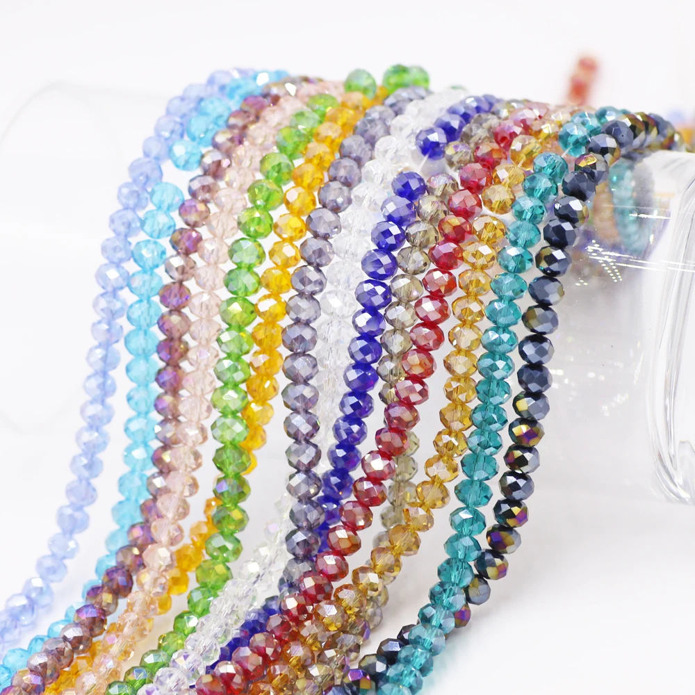 1000pcs Glass Beads 2mm Seed Size Multi Style Crystal Spacer DIY Jewellery UK