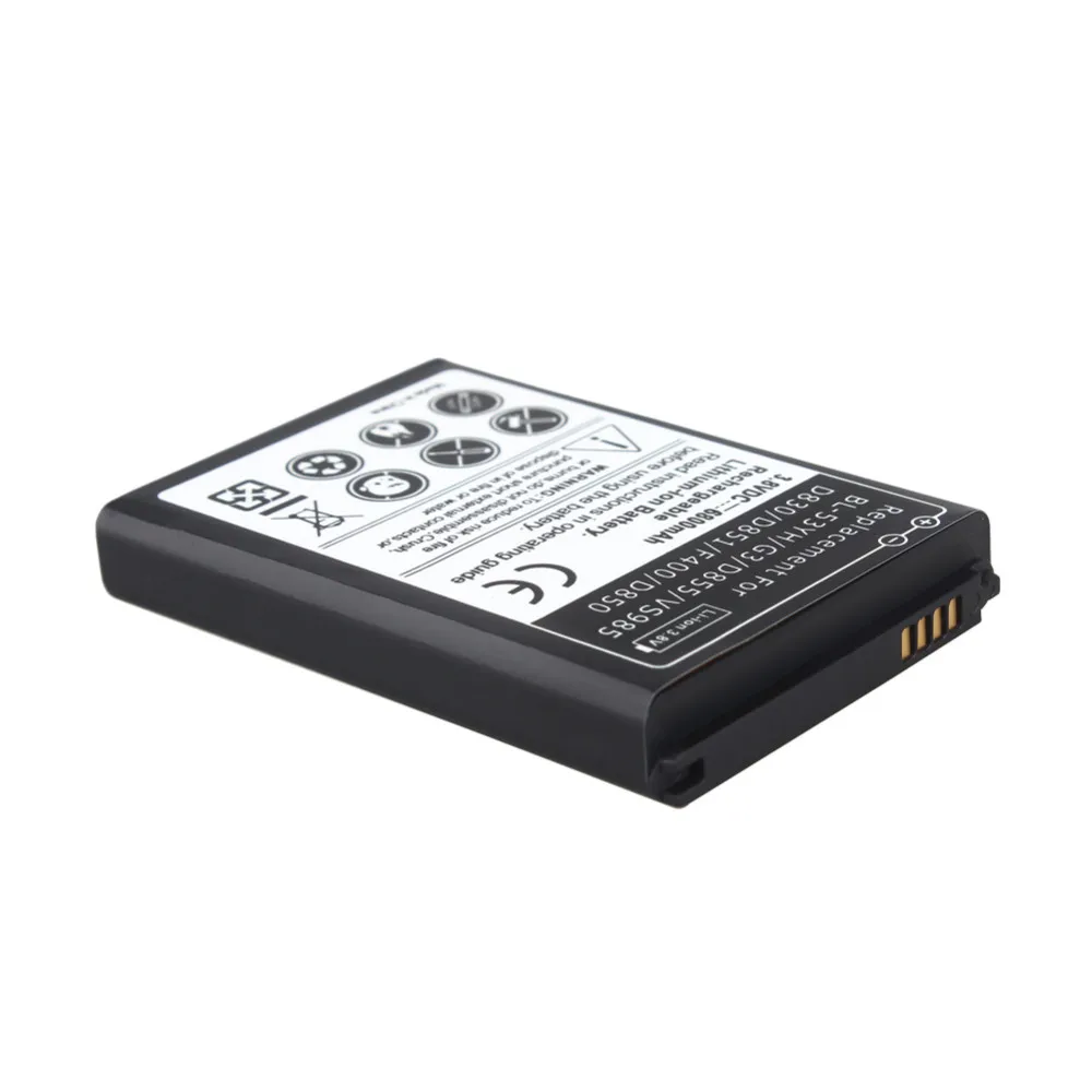 Высокая Ёмкость 6800 мАч перезаряжаемый аккумулятор замена с черный чехол для LG G3 Батарея D855 VS985 D830 D851 F400 D850