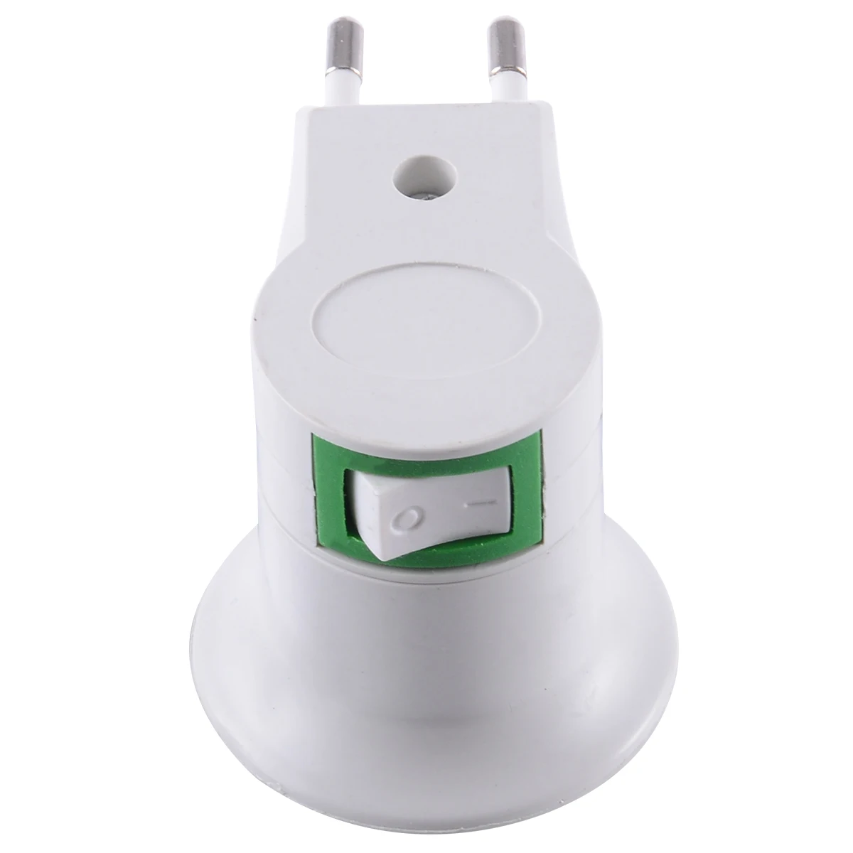 1pc E27 LED Light Lamp Bulbs Socket Base Holder EU Plug Adapter ON/OFF Switch Power Home Lighting Holder Converter