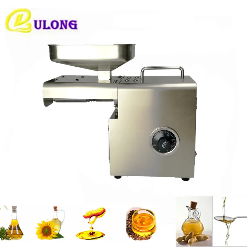 

Automatic Commercial Household heat and cold Oil Pressing 350W multifunctional seed oil press machine