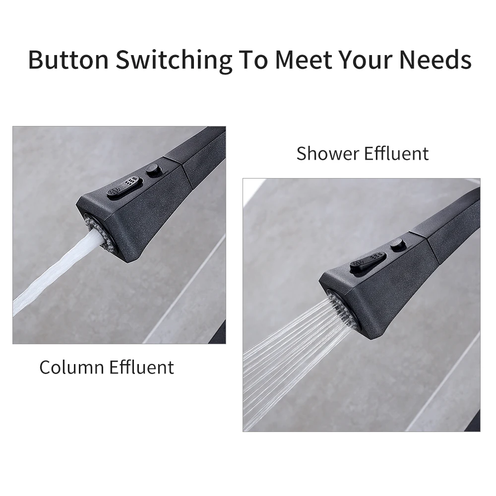 Baratos Grifos de cocina de plata con un solo Mango para sacar el grifo de cocina con un solo orificio giratorio 360 grados grifo mezclador de agua grifo 866399R