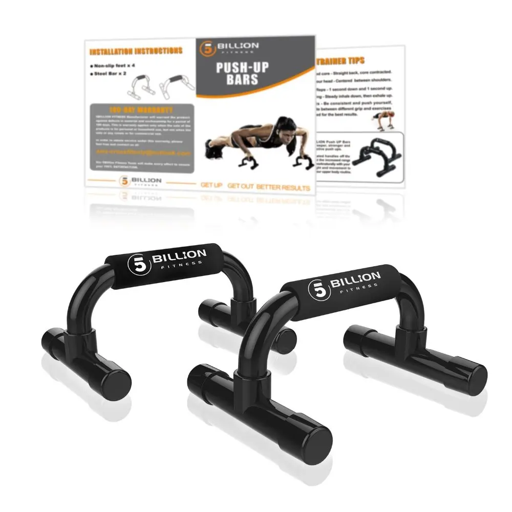 5BILLION Fitness Push Up Bar Push Ups Stands Bars for Building Chest
