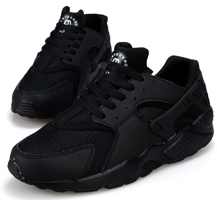 all black walking shoes