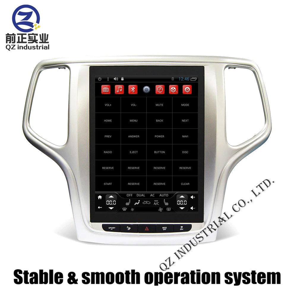 Clearance 10.4" Upright Huge Screen Android 4.4 T3 2G 32G for Jeep grand Cherokee 2015-2017 Car DVD Player with 3G 4G WIFI GPS Map Radio 9