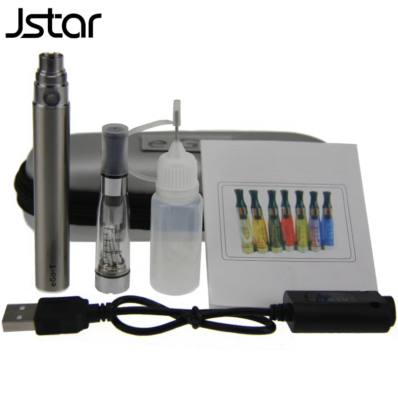 

10Pcs/lot Jstar eGo CE4 Atomizer Electronic Cigarette Starter Kits 650mah 900mah 1100mah E Cigarette Zipper Case Free shipping