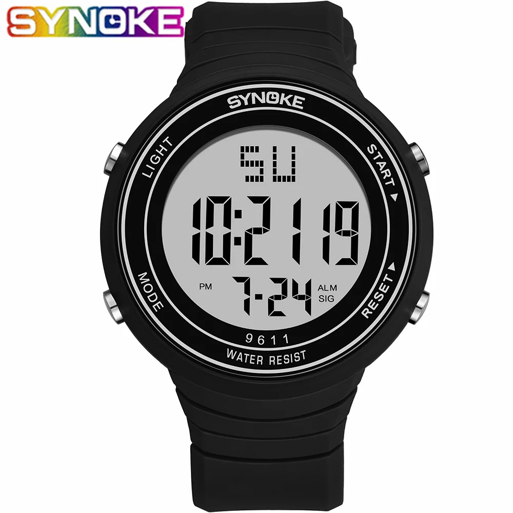 

SYNOKE Men Watches Digital LED Luxury Life WaterProof Sport Watches Male Clock Men Watch relogio masculino reloj digital hombre