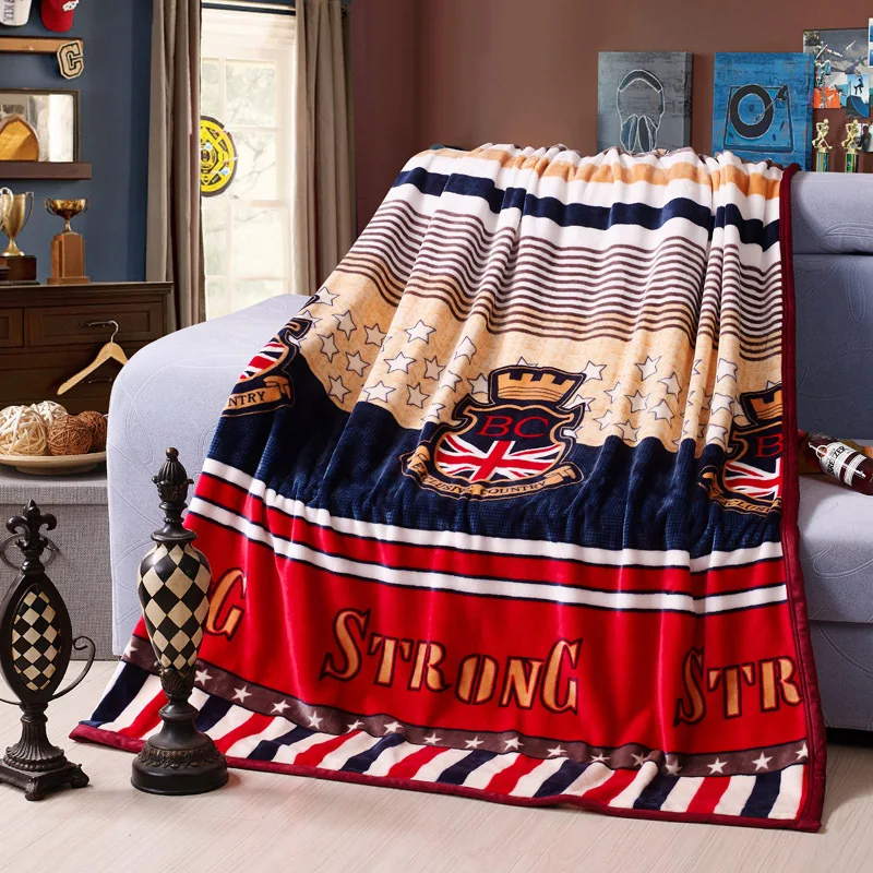 Thickness Hot sale fleece blankets adult winter thick warm