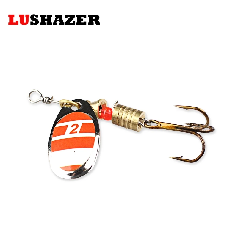 Lushazer سبينيربايت 3 جرام-4.2 جرام ملعقة إغراء الصيد wobblers الكارب الصيد اكسسوارات iscas artificiais الفقرة pesca leurre بيكي الأسماك