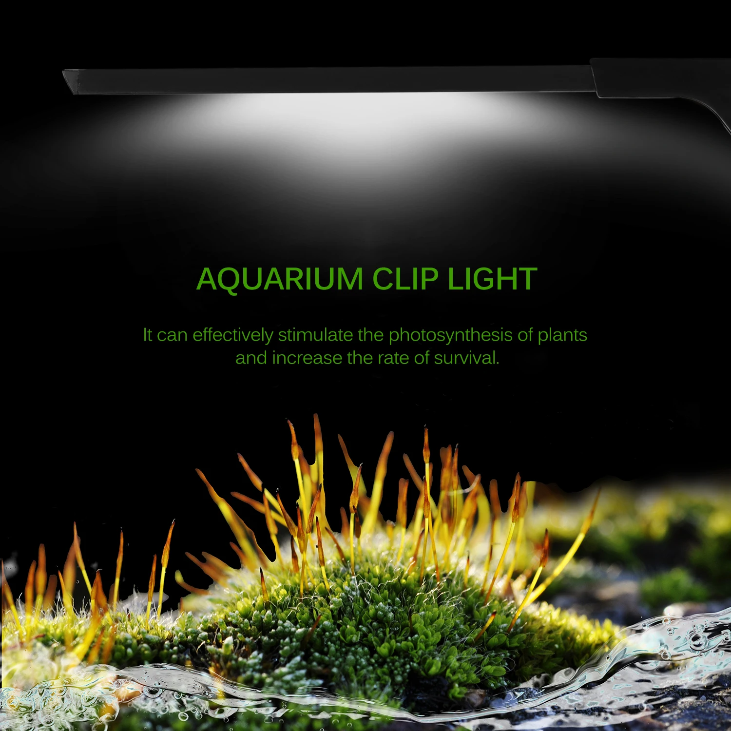 15 светодиодный синий и белый светодиодный светильник для аквариума 6 Вт водное освещение для роста растений водонепроницаемая лампа с зажимом раздвижная подставка